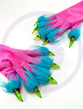 Party Monster - Pink with Blue Fur, Green Claws