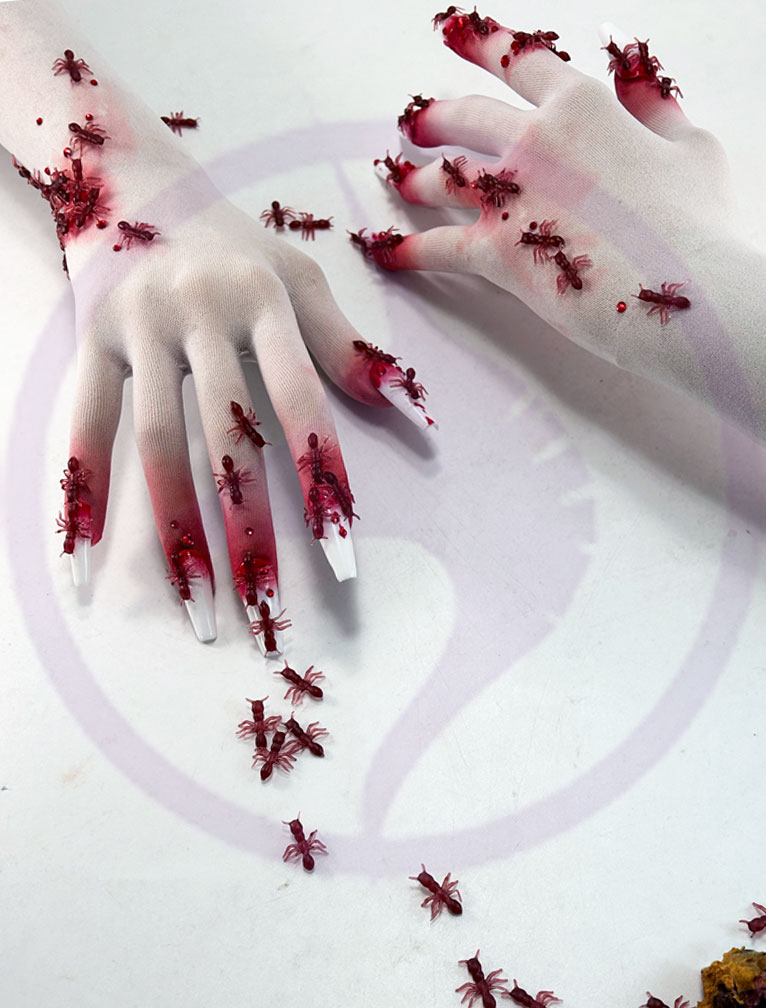 Fire Ants on White 'Infected' Second Skin